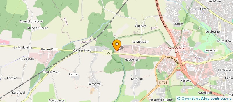 localisation de l'entreprise J5  CRACH