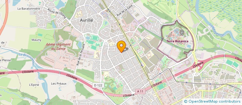 localisation de l'entreprise J5  AVRILLE