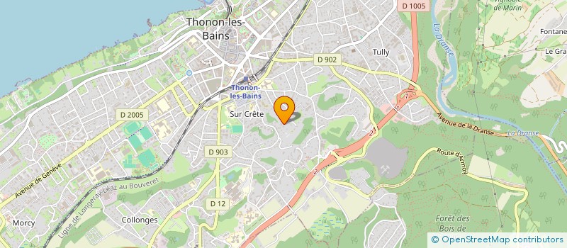 localisation de l'entreprise J7L  THONON-LES-BAINS