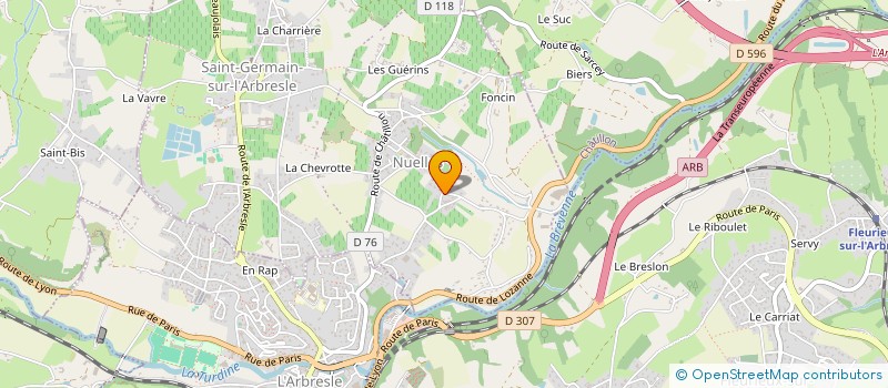 localisation de l'entreprise J8 IMMO  SAINT-GERMAIN-NUELLES