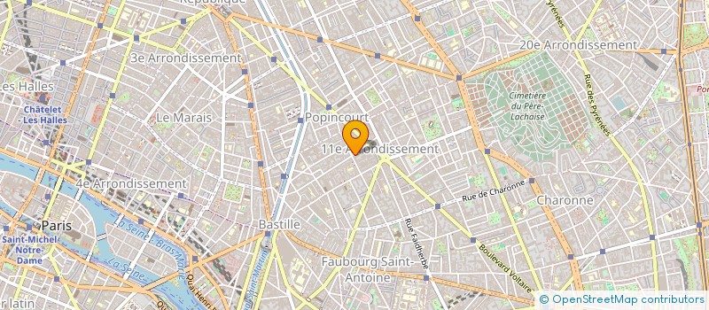 localisation de l'entreprise JA ALIMENTATION GENERALE  PARIS