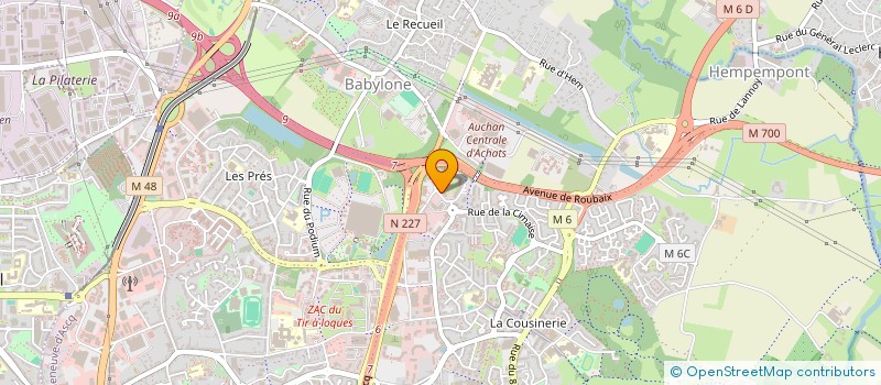 localisation de l'entreprise JA BA LAB à VILLENEUVE-D'ASCQ