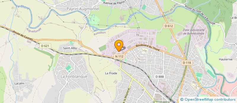 localisation de l'entreprise JA BOURQUIN  AUSSILLON