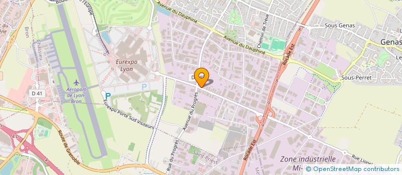 localisation de l'entreprise JA BR  CHASSIEU