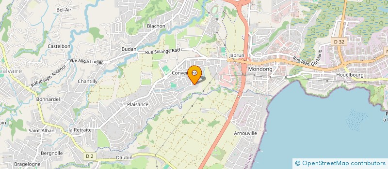 localisation de l'entreprise JA CARAIBES  BAIE MAHAULT