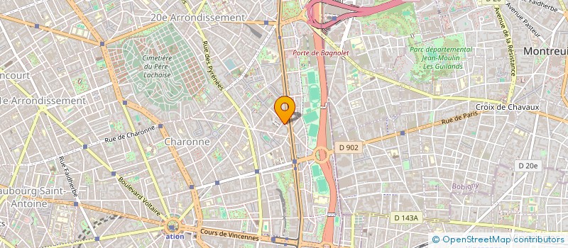 localisation de l'entreprise JA CASHER  PARIS