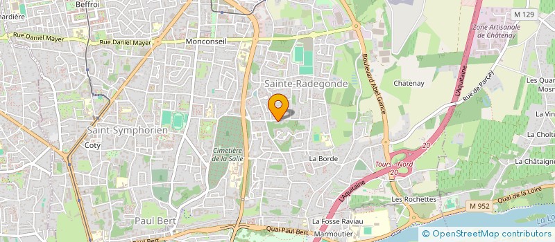 localisation de l'entreprise JA CONSULTING  TOURS