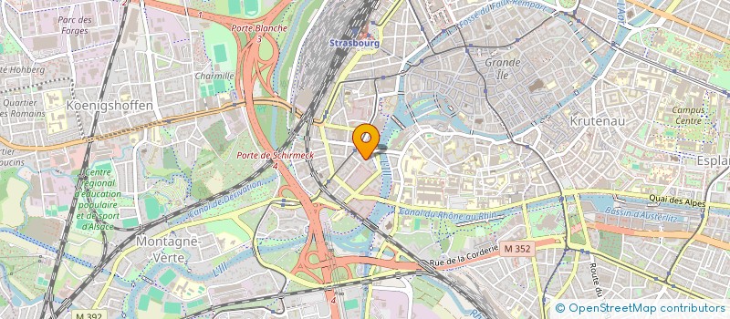 localisation de l'entreprise JA CREW FRANCE à STRASBOURG