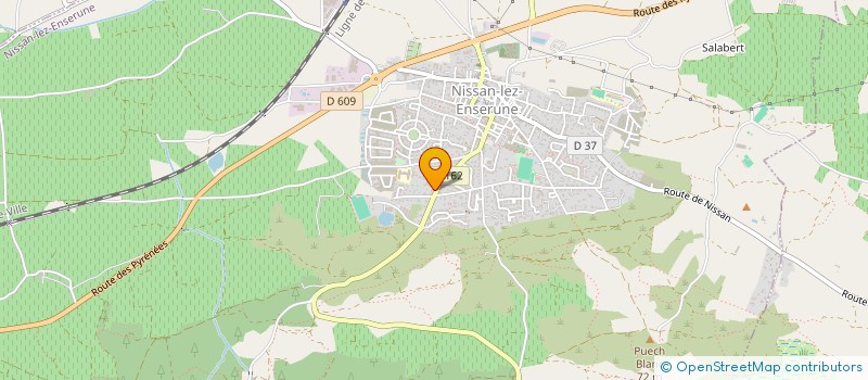 localisation de l'entreprise JA DE BETELU  NISSAN-LEZ-ENSERUNE