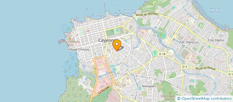 localisation de l'entreprise JA'DOR IMMO  CAYENNE