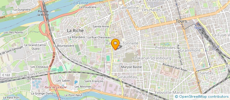 localisation de l'entreprise JA ESTATE  TOURS