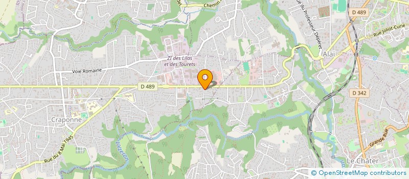 localisation de l'entreprise JA FINANCE  CRAPONNE