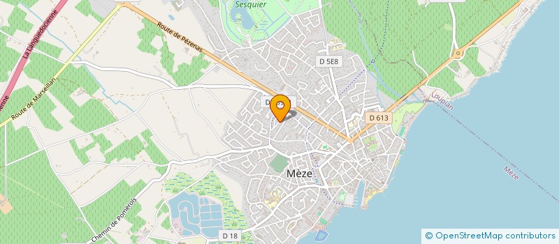 localisation de l'entreprise JA IMMO à MEZE