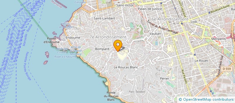 localisation de l'entreprise JA IMMOBILIER à MARSEILLE