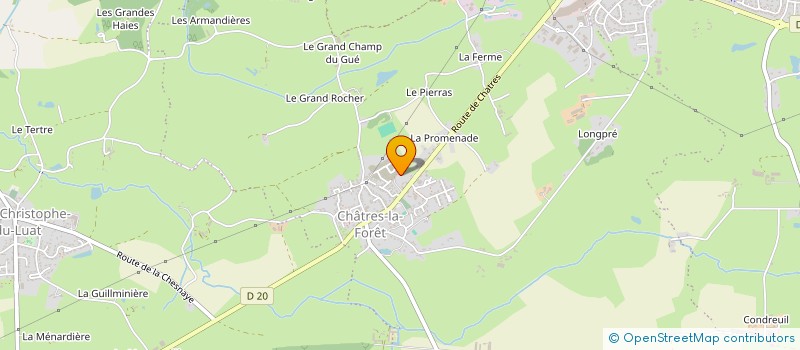 localisation de l'entreprise JA IMMOBILIER  EVRON