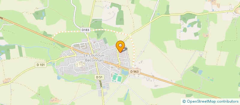 localisation de l'entreprise JA INVEST  VAL D'ERDRE-AUXENCE