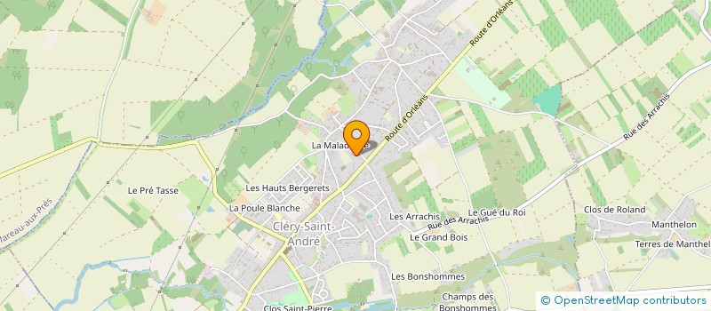 localisation de l'entreprise JA LAVERIE à CLERY-SAINT-ANDRE