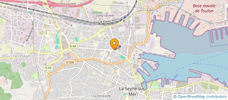 localisation de l'entreprise JA PEINTURES  TOULON