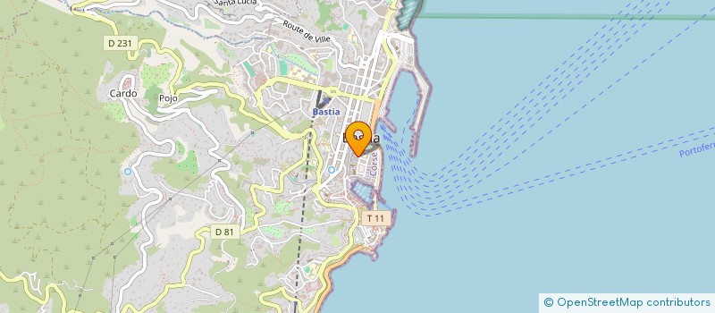 localisation de l'entreprise JA RENO à BASTIA