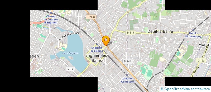 localisation de l'entreprise JA.SANTE à ENGHIEN-LES-BAINS