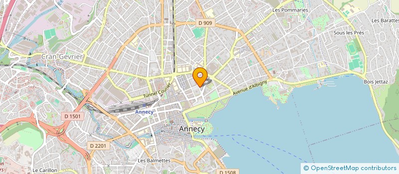 localisation de l'entreprise JA SARL à ANNECY