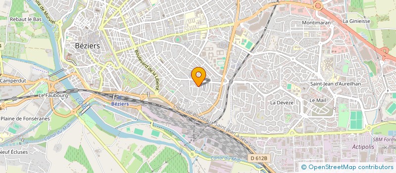 localisation de l'entreprise JA STRATEGIE  BEZIERS