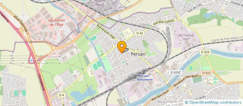 localisation de l'entreprise JA TRANSPORTS à PERSAN