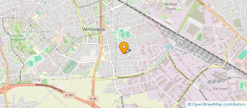 localisation de l'entreprise JA TROT  VENISSIEUX