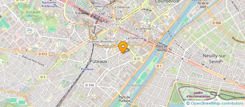 localisation de l'entreprise JA2D à PUTEAUX