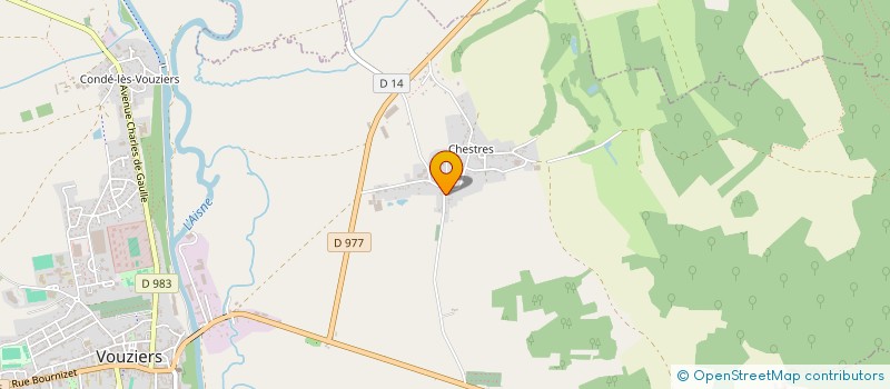 localisation de l'entreprise JA2S  VOUZIERS