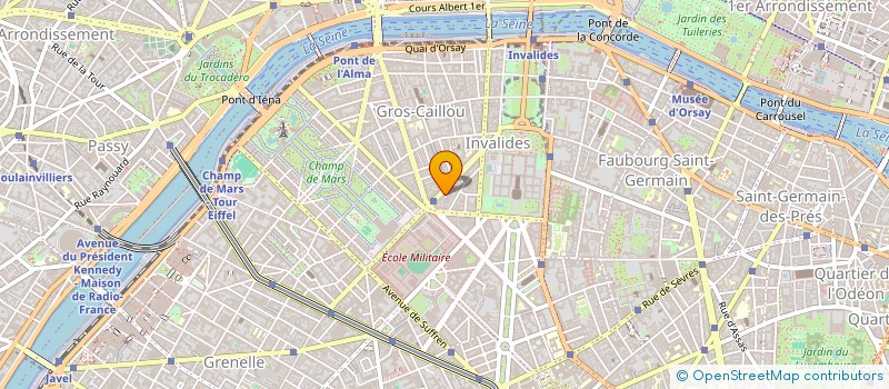 localisation de l'entreprise JAA OPTIQUE  PARIS