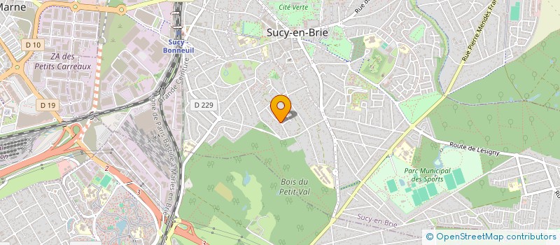 localisation de l'entreprise JAAB ENTREPRISE  SUCY-EN-BRIE