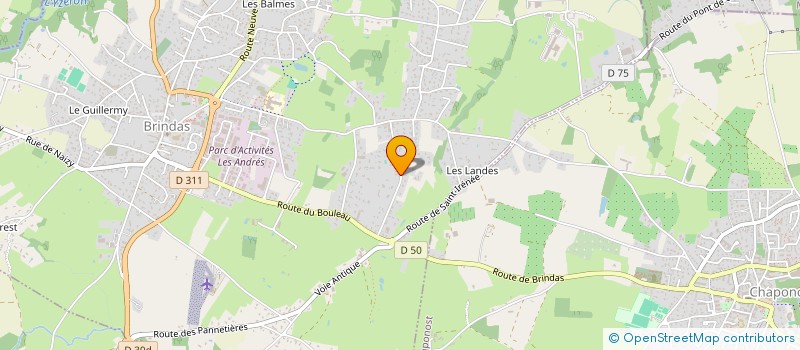 localisation de l'entreprise JAAC  BRINDAS