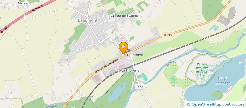 localisation de l'entreprise JAAC AUTO-ECOLE  BEAUMONT SAINT-CYR