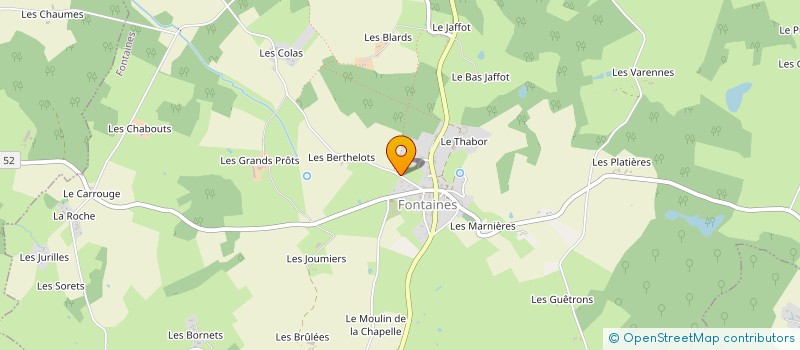 localisation de l'entreprise JAAC TRANSPORTS  FONTAINES