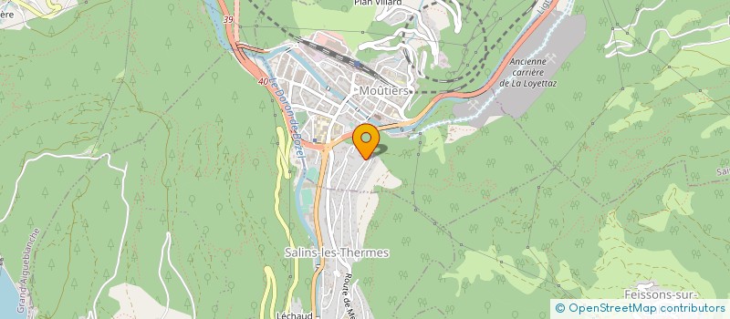 localisation de l'entreprise JAAD MENUISERIE SASU  MOUTIERS