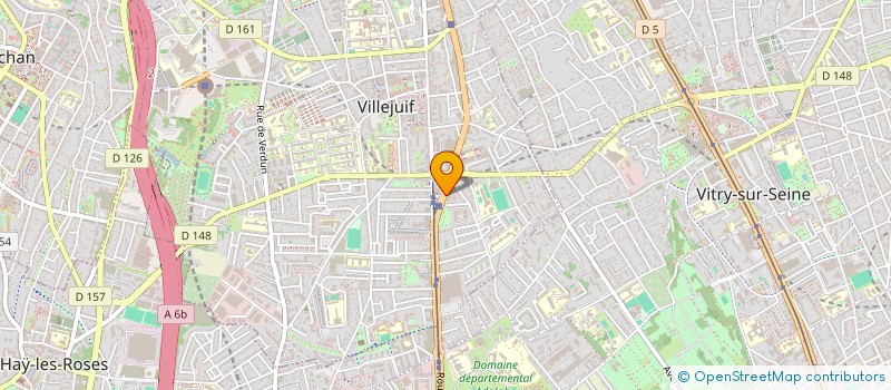 localisation de l'entreprise JAADAR à VILLEJUIF
