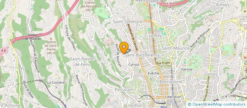 localisation de l'entreprise JAAL IMMO à NICE
