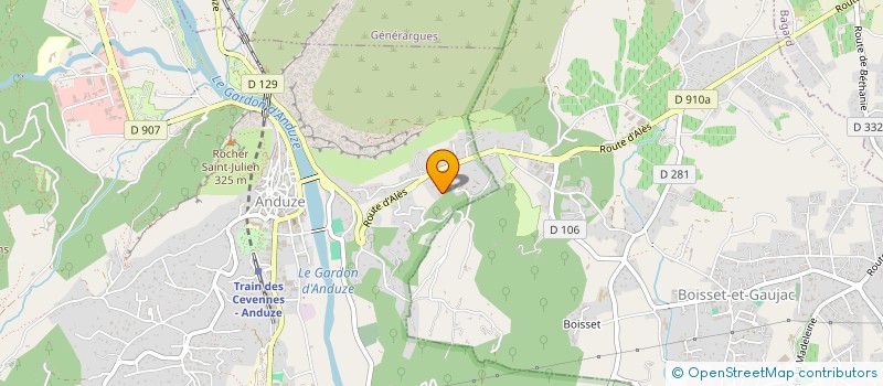 localisation de l'entreprise JAALIC MUSIC  ANDUZE