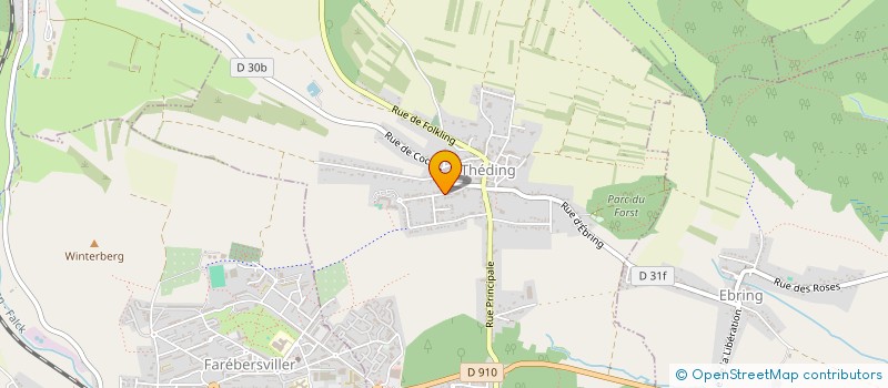 localisation de l'entreprise JAAM  THEDING