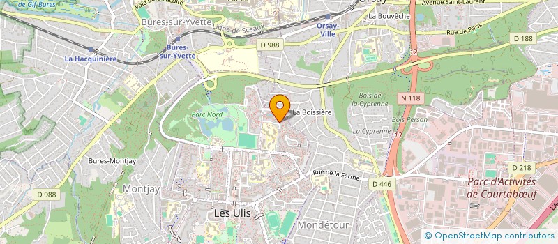 localisation de l'entreprise JAAM à LES ULIS