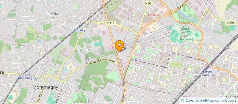 localisation de l'entreprise JAAN à SARCELLES