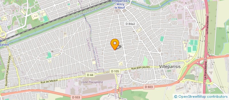 localisation de l'entreprise JAANE  VILLEPARISIS