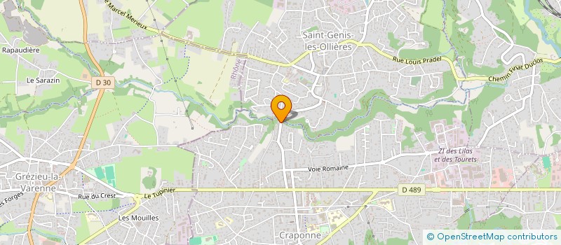 localisation de l'entreprise JAAP  CRAPONNE