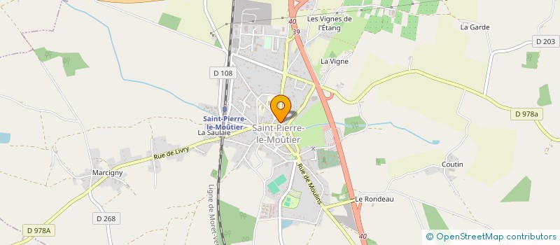 localisation de l'entreprise JAAQ à SAINT-PIERRE-LE-MOUTIER