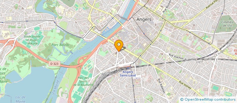 localisation de l'entreprise JAAZDALIBARD à ANGERS