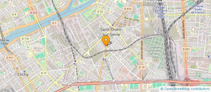 localisation de l'entreprise JAB.48 à SAINT-OUEN-SUR-SEINE