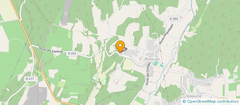 localisation de l'entreprise JAB  VALAURIE