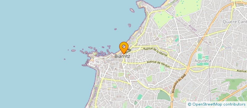 localisation de l'entreprise JAB à BIARRITZ