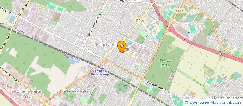 localisation de l'entreprise JAB à TAVERNY